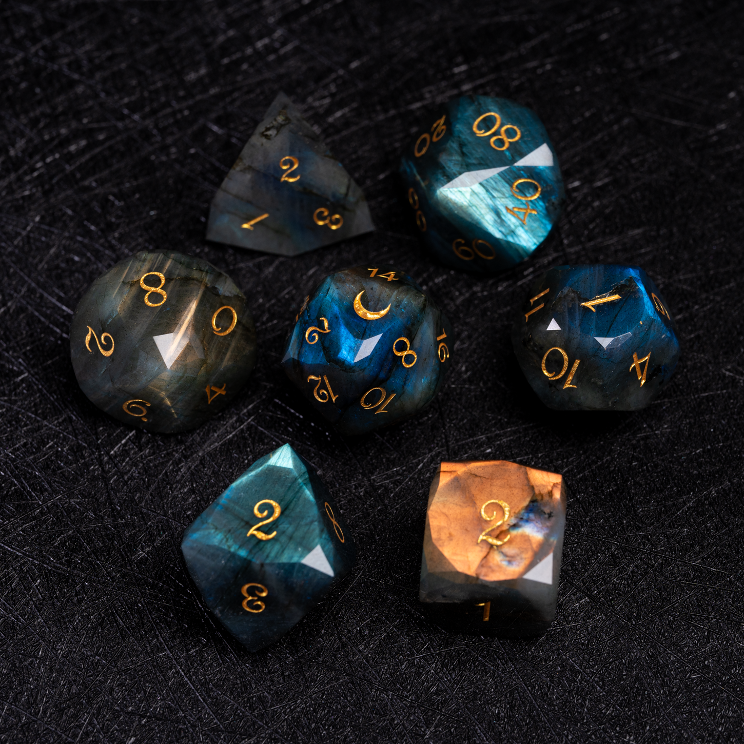 Aurora Mirror Relic| DND  D&D Cthulhu RPG  Polyhedral Dice Set