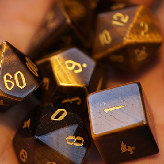 Lionflare Relic | DND  D&D Cthulhu RPG  Polyhedral Dice Set