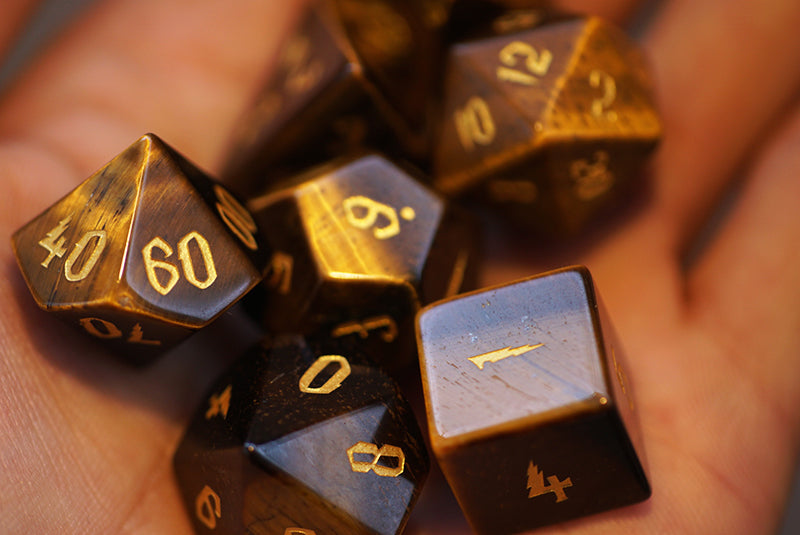 Lionflare Relic | DND  D&D Cthulhu RPG  Polyhedral Dice Set