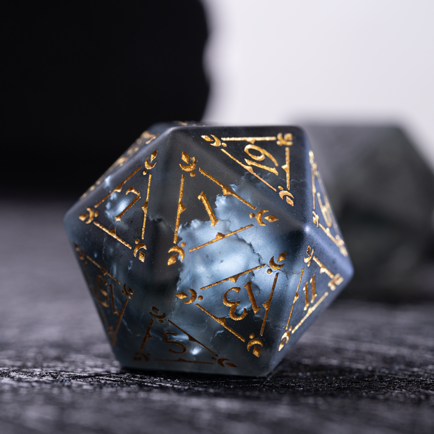 Cracked Crystal| DND  D&D Cthulhu RPG  Polyhedral Dice Set