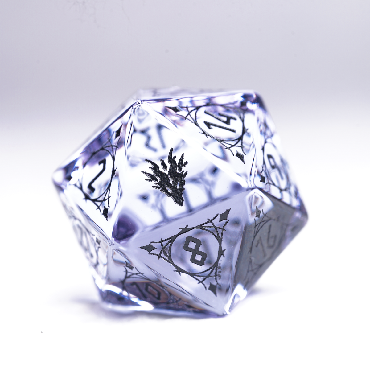 dragons-shadow Dice Set polyhedral dice set for DND and Call of Cthulhu RPG D12  