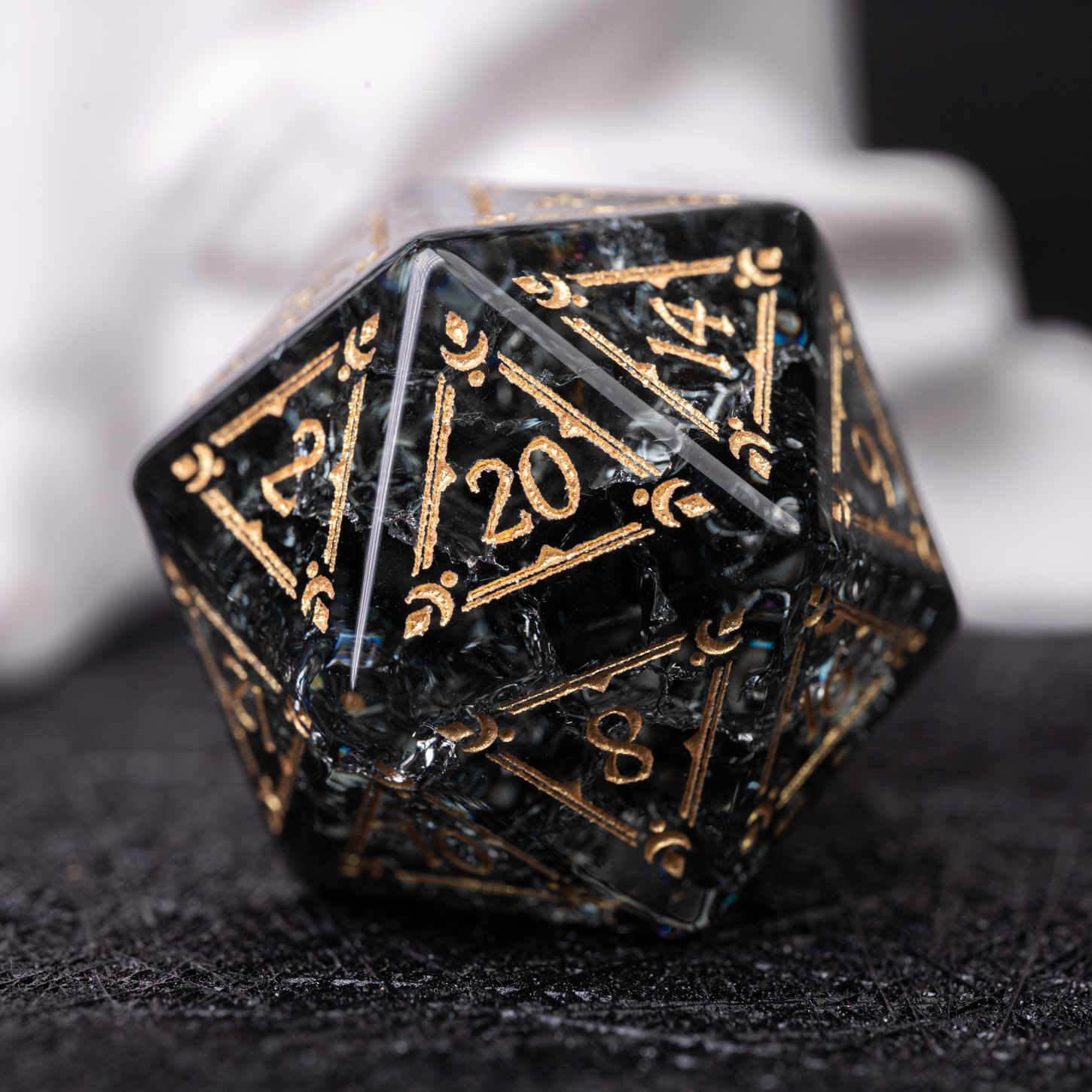 Cracked Crystal| DND  D&D Cthulhu RPG  Polyhedral Dice Set