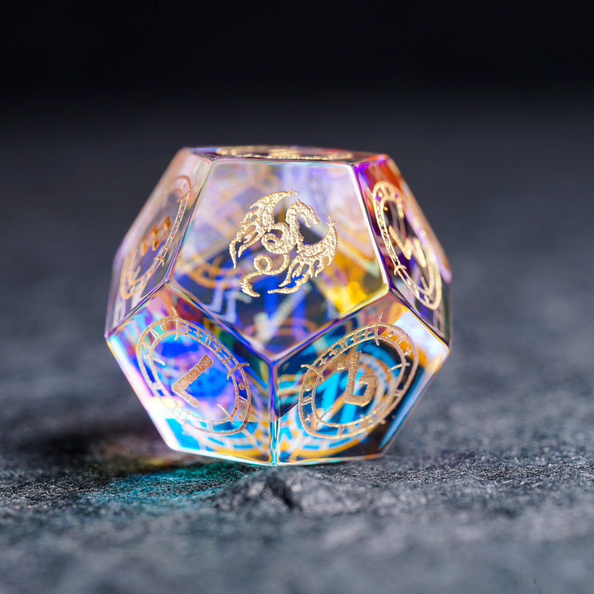 The Vault of Fate Dice Set polyhedral dice set for DND and Call of Cthulhu RPG D12