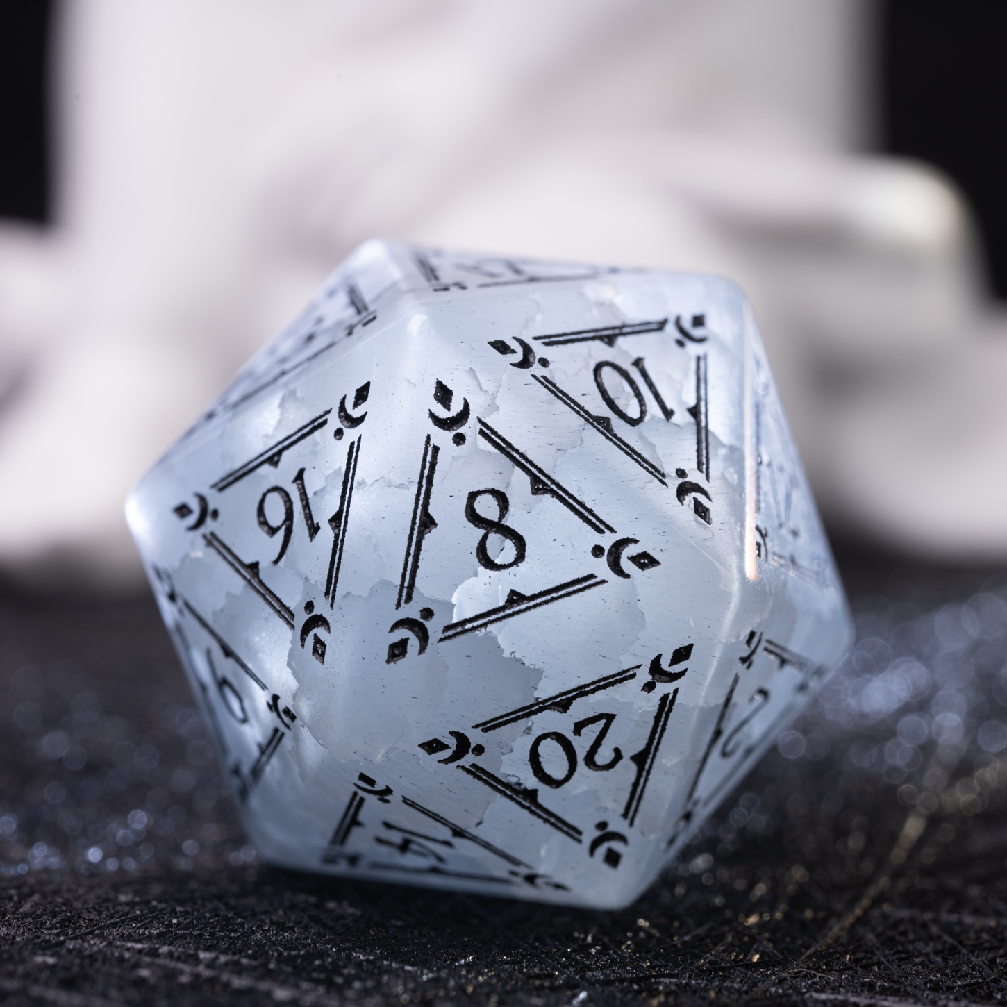 Cracked Crystal| DND  D&D Cthulhu RPG  Polyhedral Dice Set