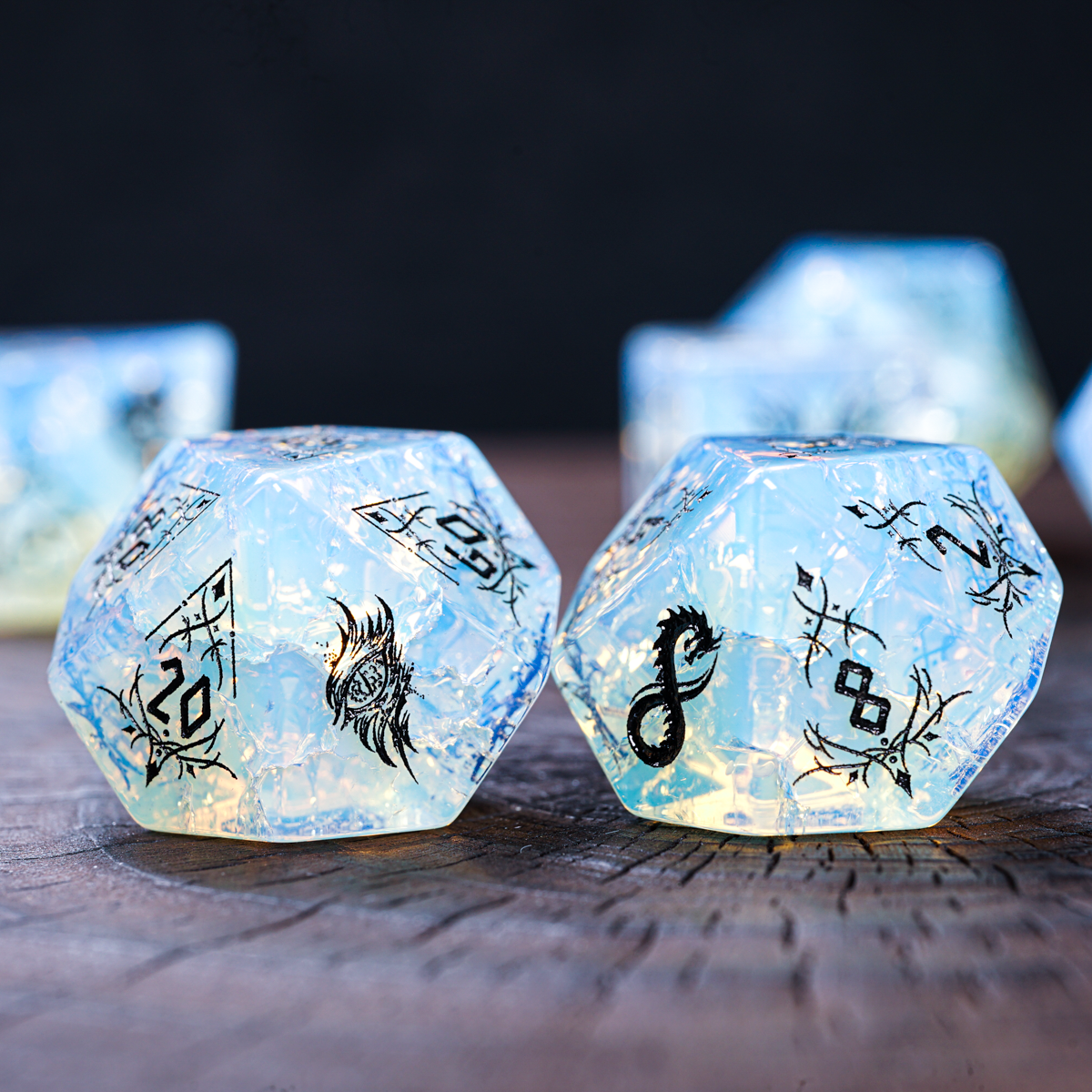 Drakeflare Nexus| DND  D&D Cthulhu RPG  Polyhedral Dice Set