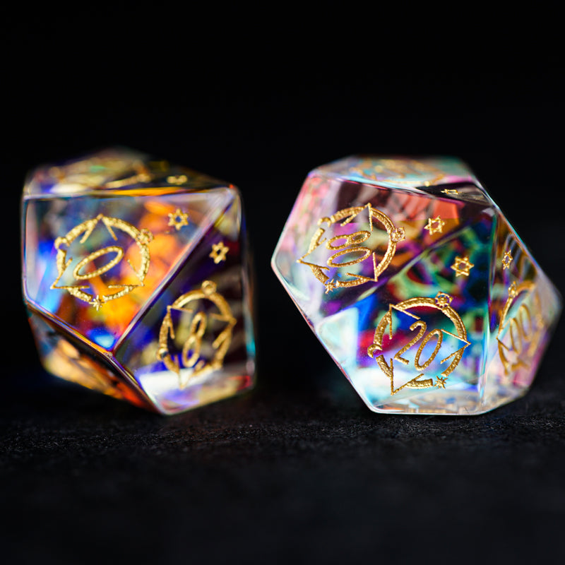 Sanctum of the Void Dice Set polyhedral dice set for DND and Call of Cthulhu RPG D10