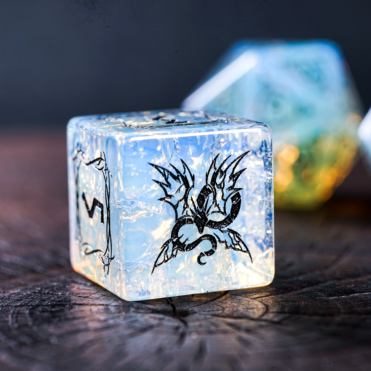 Drakeflare Nexus| DND  D&D Cthulhu RPG  Polyhedral Dice Set